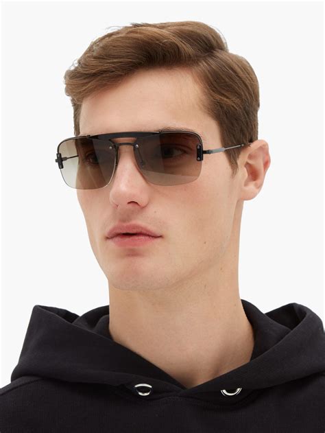 aviator prada glasses|prada aviator sunglasses men's.